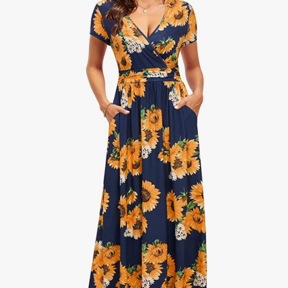 Sunflower Maxi Dress